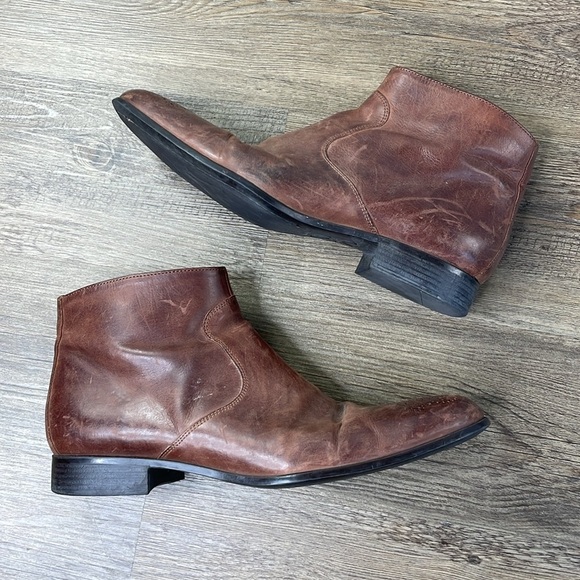 Jean-Baptiste Rautureau Mens Boots, Made in Italy, Leather, size Euro 42, US 8.5 - Picture 1 of 11